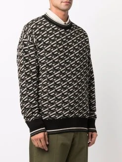 Versace pull La Greca à motif géométrique