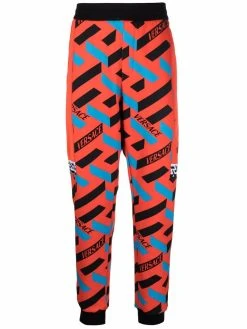 Versace pantalon de jogging La Greca imprimé