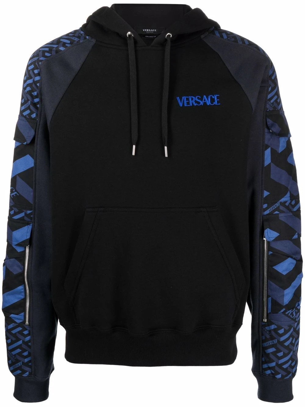 Plus Bas Prix De Vente Versace Hoodie à logo brodé hoodies homme 3 Versace hoodie à logo brodé