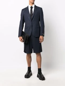 Versace blazer La Greca à simple boutonnage