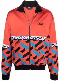Versace veste de sport à imprimé La Greca