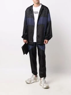 Versace t-shirt en coton à logo imprimé