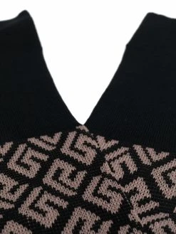 Versace chaussettes en maille à imprimé Greca