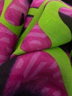 Versace foulard en soie à logo