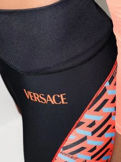 Versace legging La Greca à taille haute