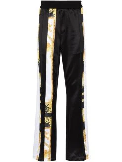 Versace pantalon de jogging à imprimé Barocco