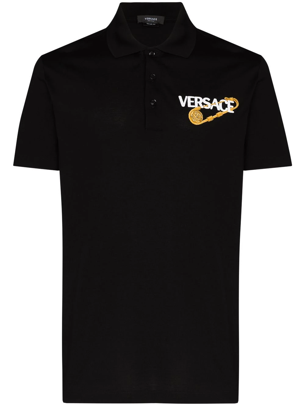 Prix Jamais Vus Versace Polo Safety Pin à manches courtes polos homme 3 Versace polo Safety Pin à manches courtes