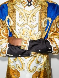 Versace Qualité Excellente Chemise à imprimé Medusa Renaissance chemises homme 10 Versace chemise à imprimé Medusa Renaissance