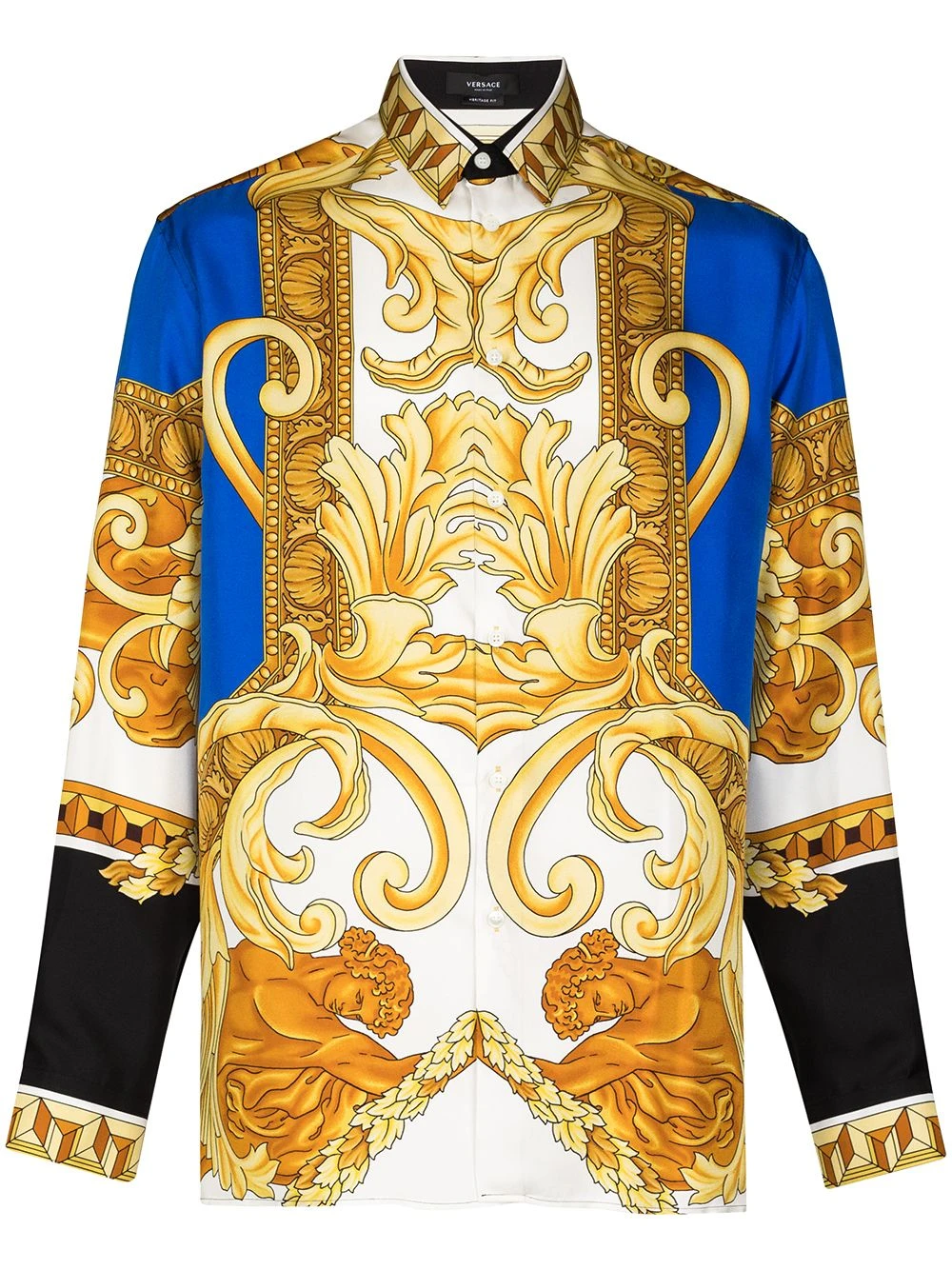 Versace Qualité Excellente Chemise à imprimé Medusa Renaissance chemises homme 3 Versace chemise à imprimé Medusa Renaissance