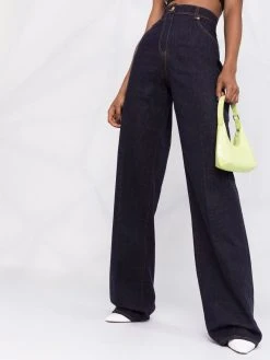 Versace jean ample à patch Medusa