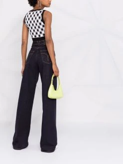 Versace jean ample à patch Medusa