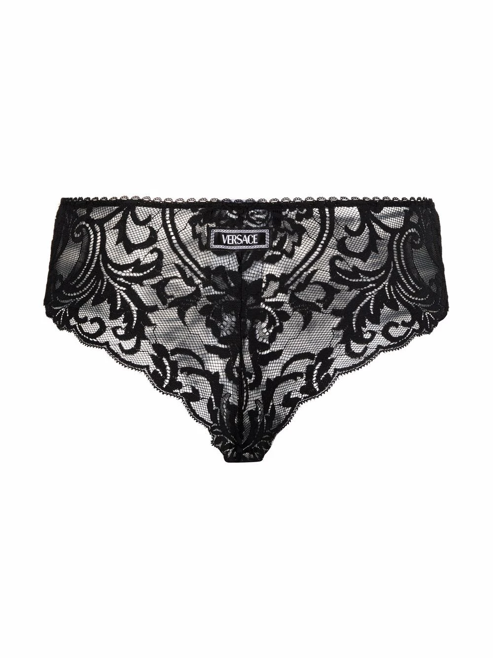Qualité Supérieure Versace Culotte en dentelle brodée culottes & strings femme 4 Versace culotte en dentelle brodée
