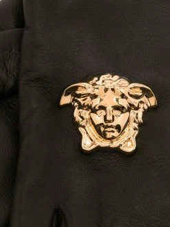 Versace gants La Medusa en cuir