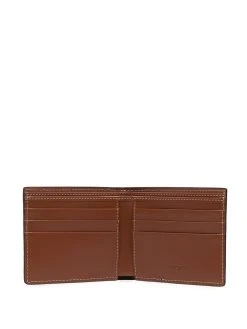 Versace portefeuille pliant à imprimé Greca