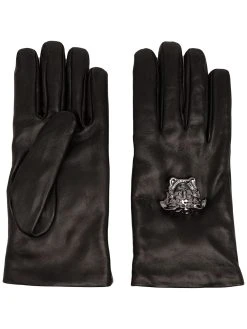 Versace gants La Medusa en cuir