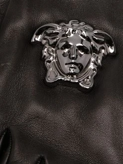 Versace gants La Medusa en cuir