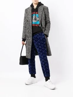 Versace pantalon de jogging à imprimé La Greca