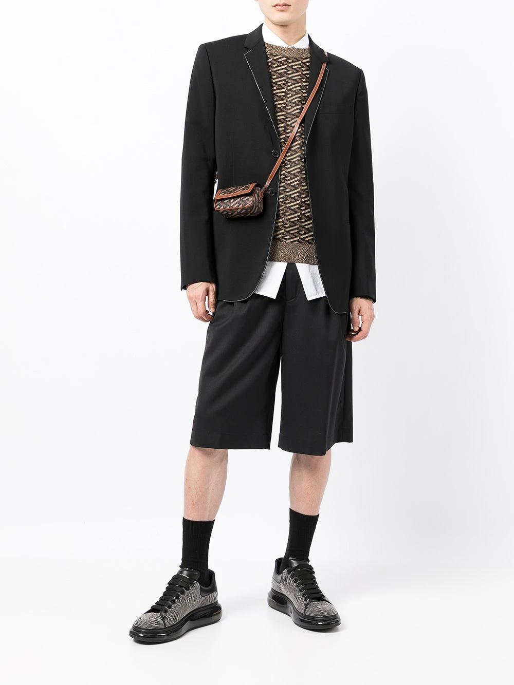 Vendre-Réclame Versace Mini sac La Greca Signature portefeuilles & porte-cartes homme 4 Versace mini sac La Greca Signature