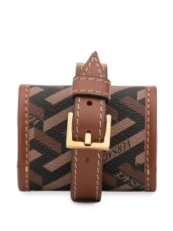 Versace portefeuille imprimé Greca à boucle