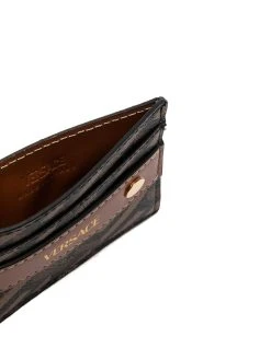 Versace porte-cartes à motif monogrammé