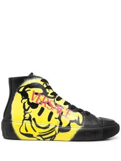 Versace baskets montantes Greca Medusa Smile