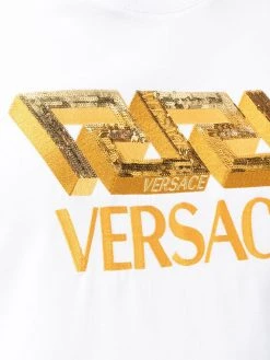 Versace t-shirt à imprimé Greca