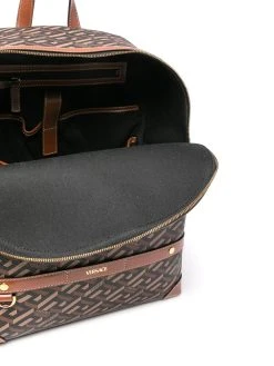 Versace sac à dos zippé à logo