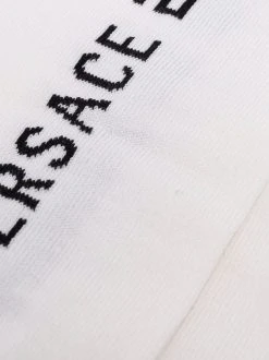 Versace chaussettes à bords Greca