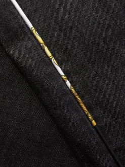 Versace pantalon slim à liserés contrastants