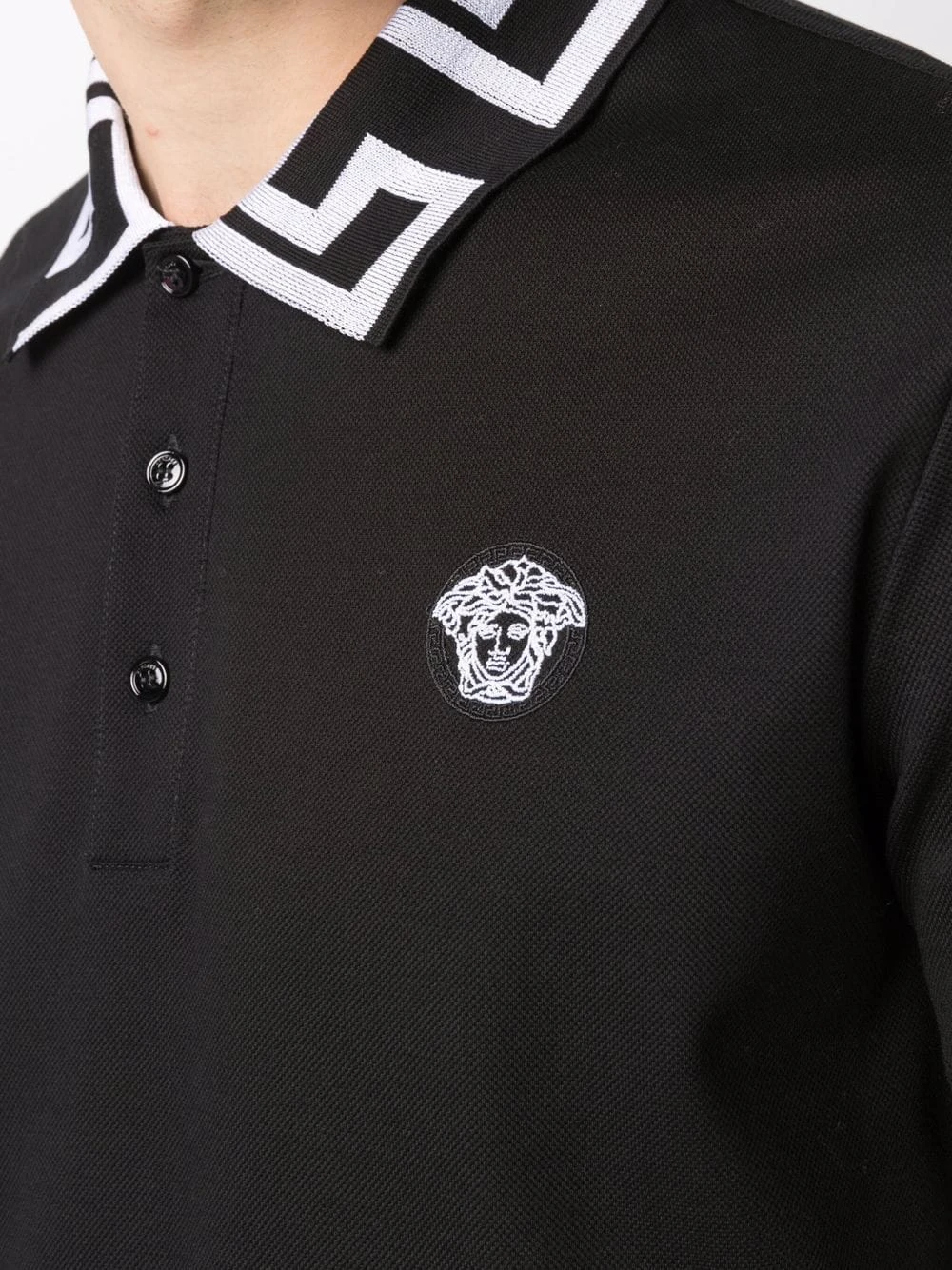 Versace Marchandise de première qualité Polo à plaque Medusa polos homme 7 Versace polo à plaque Medusa