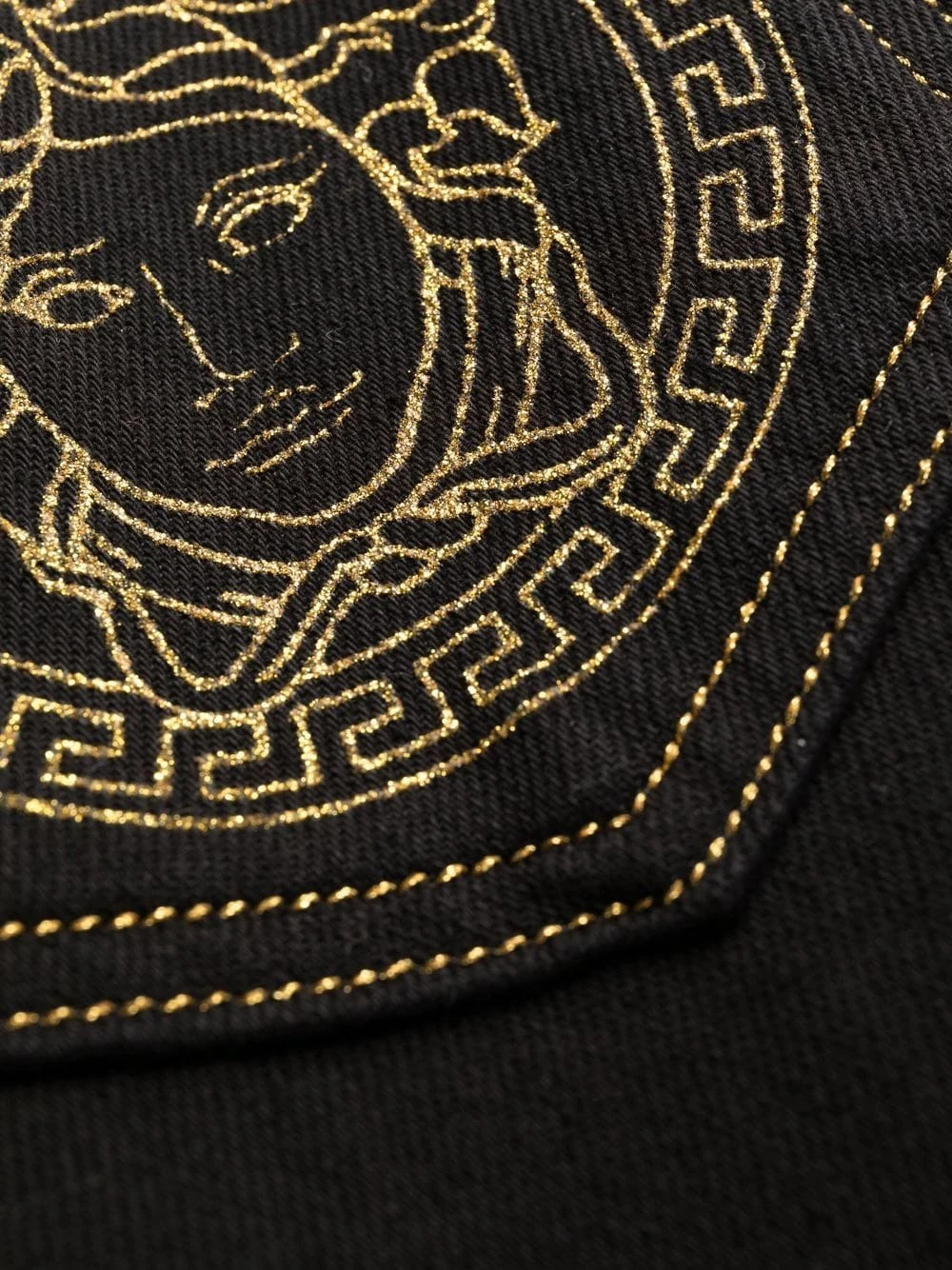 Versace Prix Incroyables Jean évasé à motif Medusa pantalons évasés femme 9 Versace jean évasé à motif Medusa