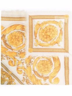 Versace écharpe à imprimé baroque