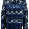 Versace pull à motif tartan