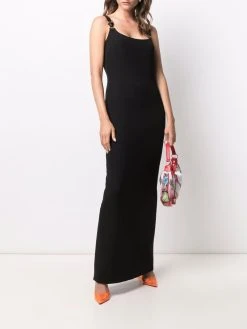 Versace robe longue à bretelles Medusa