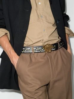 Versace ceinture à imprimé Greca