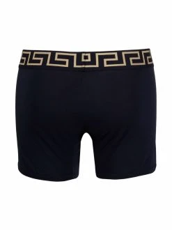 Versace Faible Prix Lot de deux boxers à détail Greca slips & boxers homme 6 Versace lot de deux boxers à détail Greca