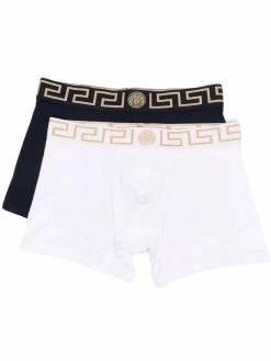 Versace lot de deux boxers à détail Greca