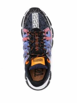 Versace baskets Trigreca à design à empiècements