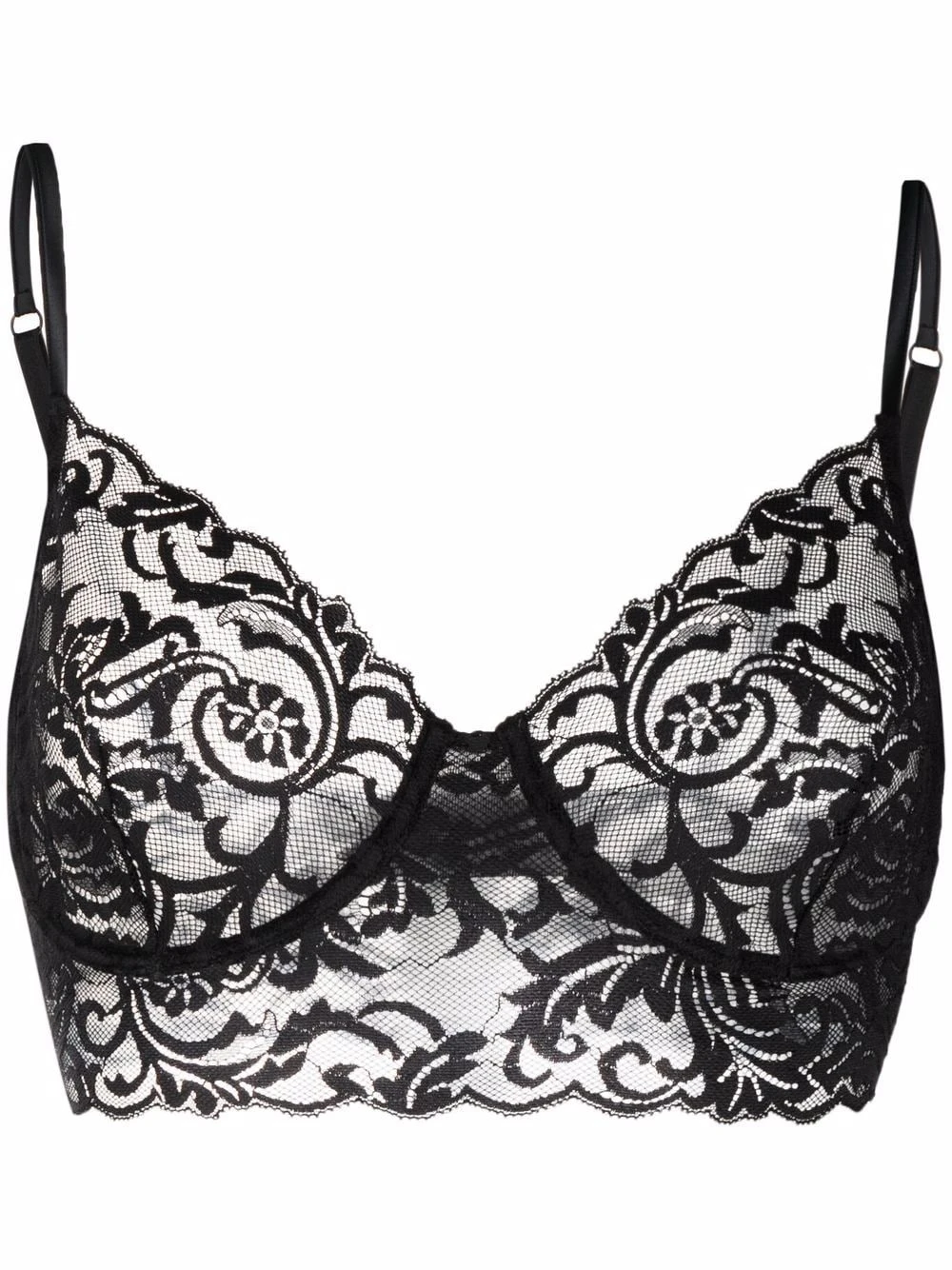 Versace Soutien gorge Barocco à effet de transparence Prix Refroidis soutiens-gorge femme 3 Versace soutien-gorge Barocco à effet de transparence