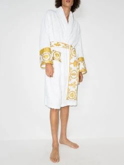 Versace peignoir à imprimé baroque