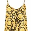 Versace débardeur en soie à imprimé Barocco