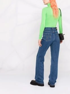 Versace jean bootcut à imprimé Greca