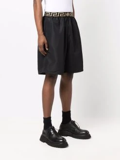 Versace bermuda à détail Greca