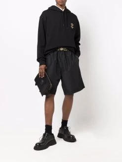 Versace bermuda à détail Greca