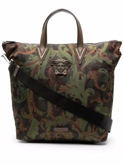 Versace sac à main à motif Baroccoflage