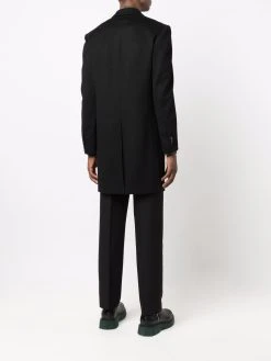 Versace manteau à simple boutonnage