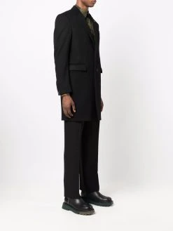 Versace manteau à simple boutonnage