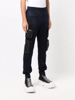 Versace pantalon de jogging à détails de poches