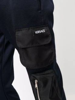 Versace pantalon de jogging à détails de poches