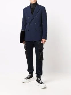 Versace pantalon de jogging à détails de poches